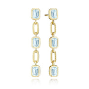 Sky Blue Topaz Drop Earring