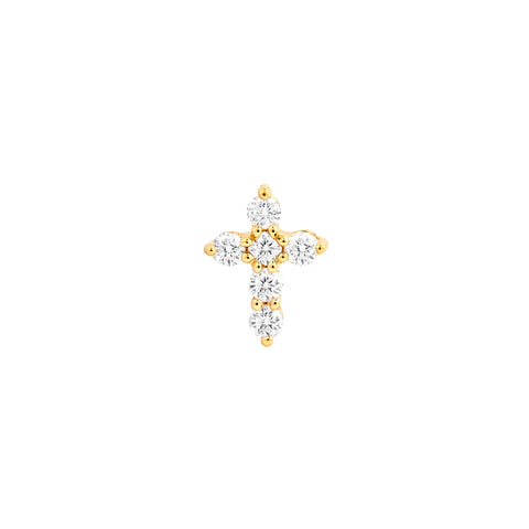 Diamond Cross Earrings (1/3tcw)