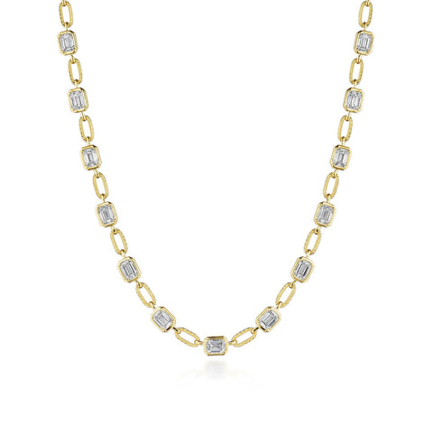 Lab Grown Diamond Link Necklace