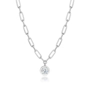 Petite Diamond Link Necklace - 1.54ct