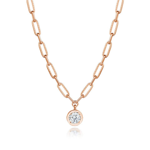 Petite Diamond Link Necklace - 1.54ct