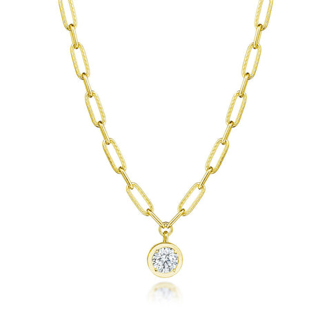 Petite Diamond Link Necklace - 1.54ct