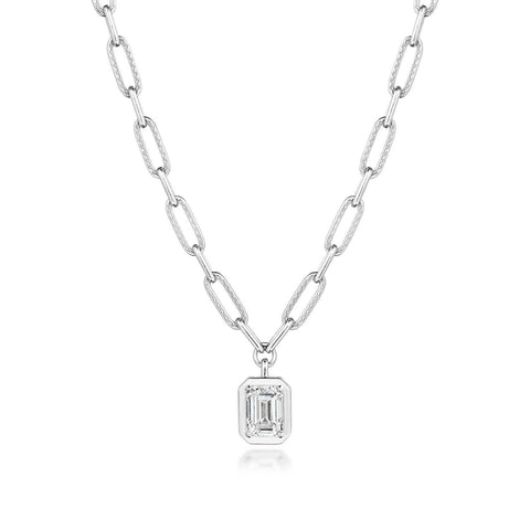 Petite Diamond Link Necklace - 1.54ct