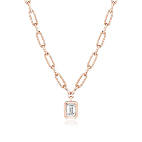 Petite Diamond Link Necklace - 1.54ct