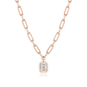 Petite Diamond Link Necklace - 1.54ct