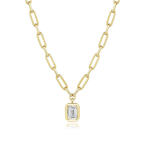 Petite Diamond Link Necklace - 1.54ct