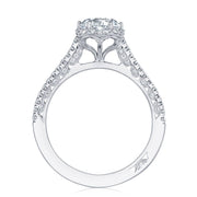 Round Bloom Engagement Ring