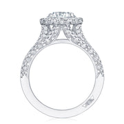 Round Bloom Engagement Ring