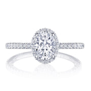 Oval Bloom Engagement Ring