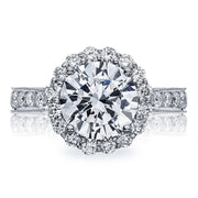 Round Bloom Engagement Ring