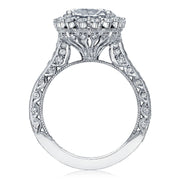 Round Bloom Engagement Ring