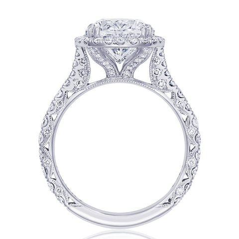 Oval Bloom Engagement Ring