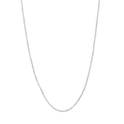 D/C Cable Chain Necklace with Slider Bead