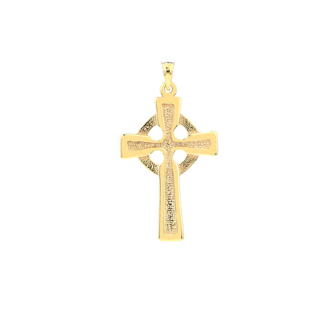 Hammered Celtic Cross Pendant