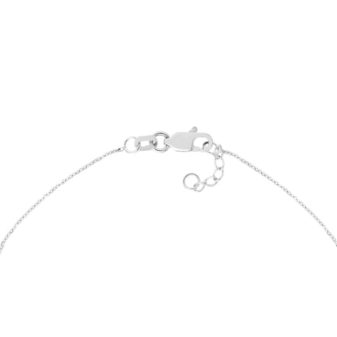 Diamond-Cut Curved Bar on Chain Bracelet