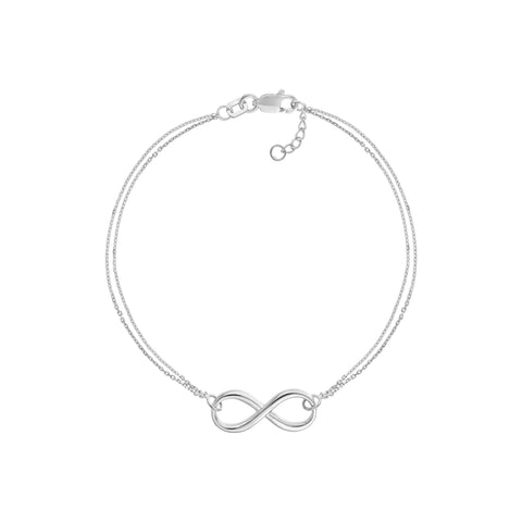 Double Strand Infinity Adjustable Bracelet