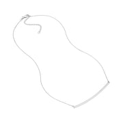 Thin Curved Bar Adjustable Necklace