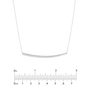 Thin Curved Bar Adjustable Necklace