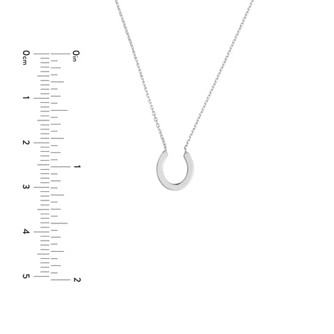 Mini Horseshoe Adjustable Necklace