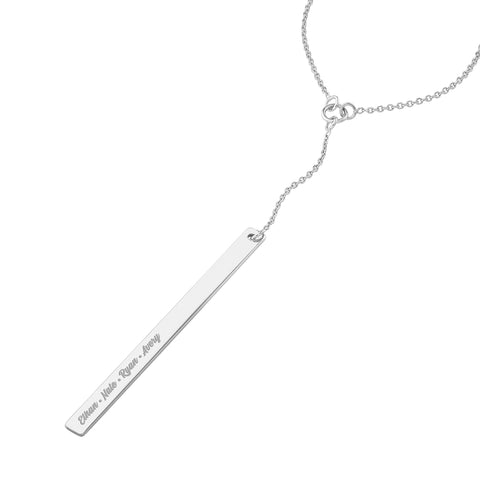 Lariat Bar Adjustable Necklace