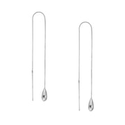 Mini Teardrop Threader Earrings