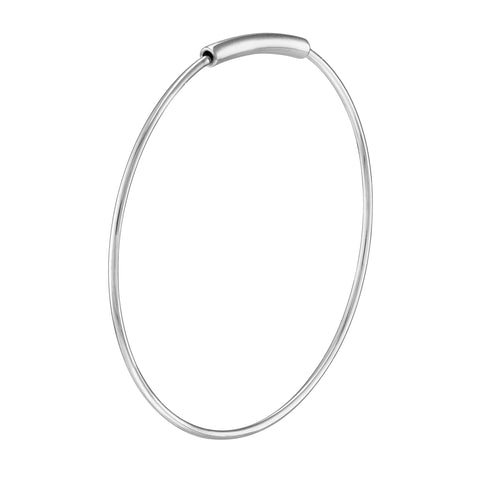 25mm Endless Wire Hoop Earrings