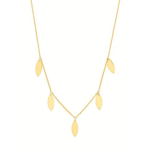 Marquise Drops Adjustable Necklace