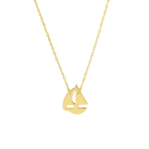 So You Mini Sailboat Adjustable Necklace