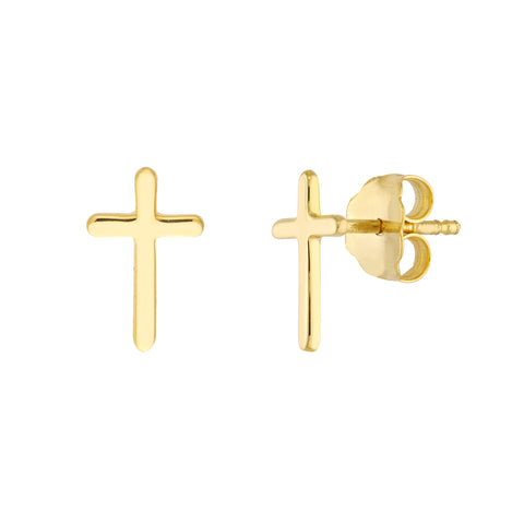 Cross Stud Earrings