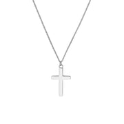 Curved Cross Adjustable Necklace