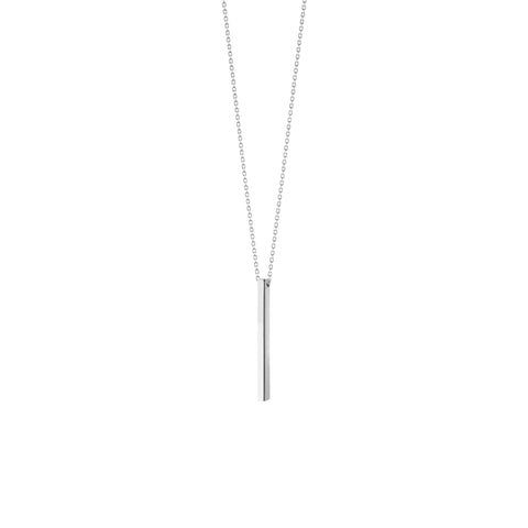 Engravable Cube Adjustable Necklace