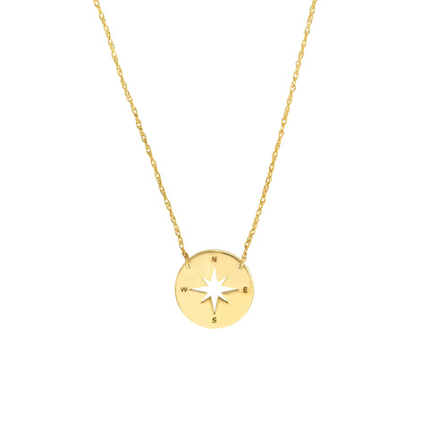 So You Mini Compass Adjustable Necklace