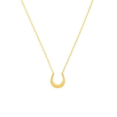 So You Mini Horse Shoe Adjustable Necklace