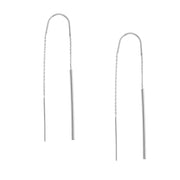 Polished Stick Threader Earrings