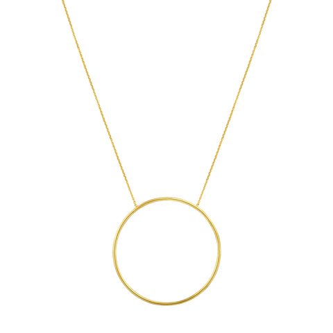 Extra Large Circle Necklace