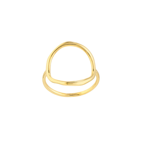 Organic Open Circle Ring