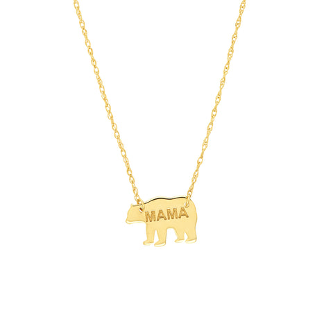 So You Mini Mama Bear Adjustable Necklace