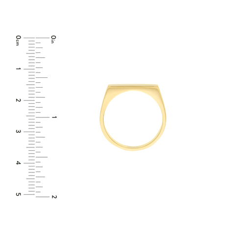 Slim Engravable Signet Ring