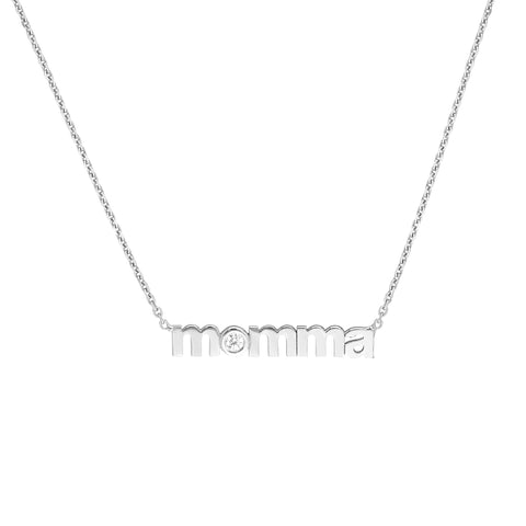 Momma CZ Necklace