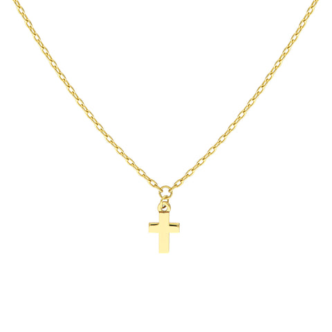 Mini Cross Dangle Necklace