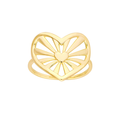 Open Center Heart Ring