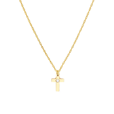 So You Diamond Cross Necklace