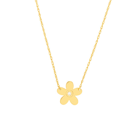 So You Diamond Flower Necklace