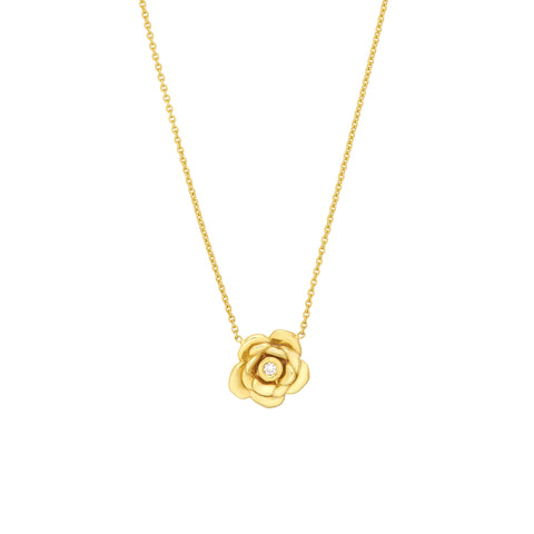 Rose Station Necklace