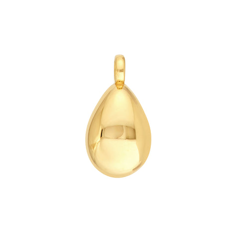 Puffy Teardrop Pendant