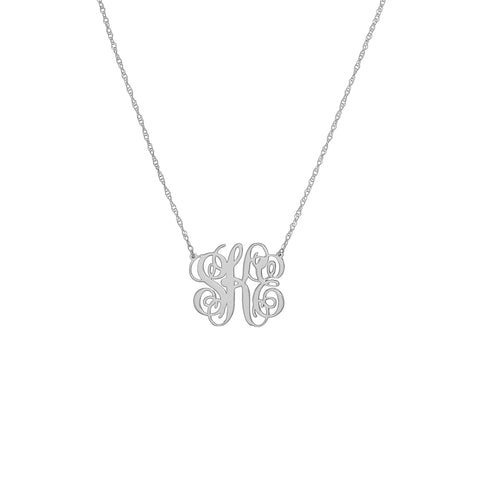 Personalization Small Script Monogram Necklace