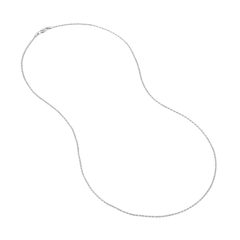 1.05mm D/C Rope Chain with Lobster Lock