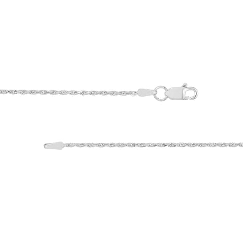 1.05mm D/C Rope Chain with Lobster Lock