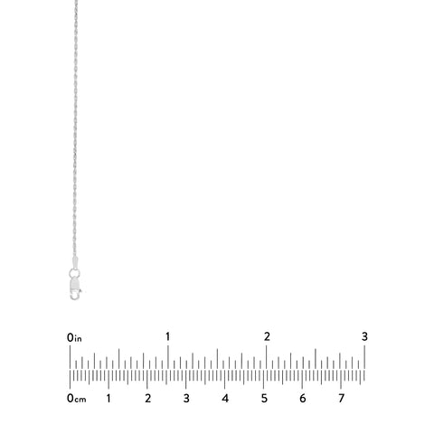 1.05mm D/C Rope Chain with Lobster Lock