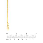 2.5mm Franco Chain with Lobster Lock